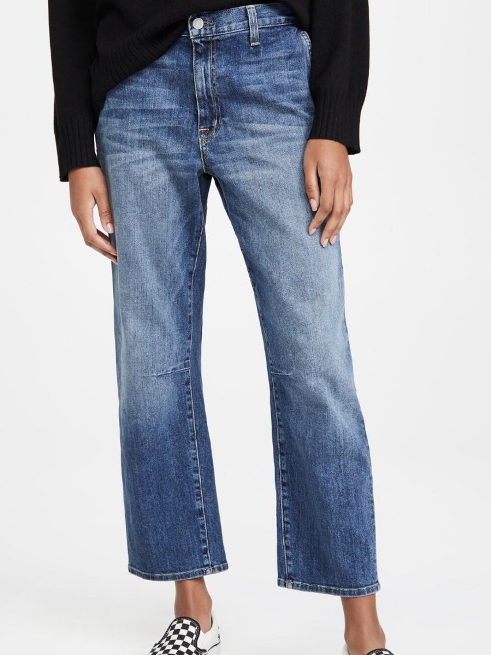 Nili Lotan, Carpenter Leg Jeans, Classic Wash, Blue, Size 27
